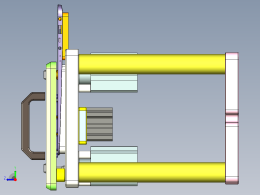 UX305-C-笔记本CNC工装夹具三维模型CNC4右视缩略图