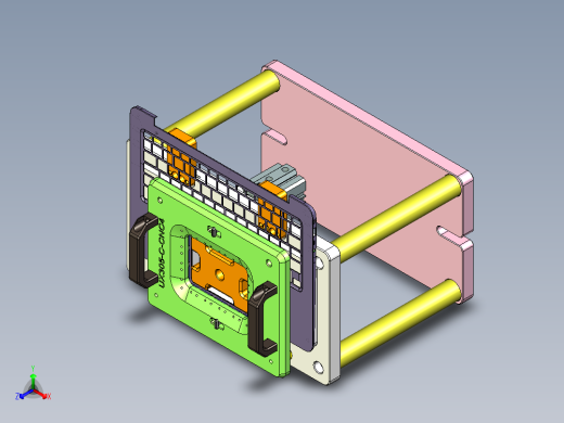 UX305-C-笔记本CNC工装夹具三维模型CNC4正等轴测缩略图