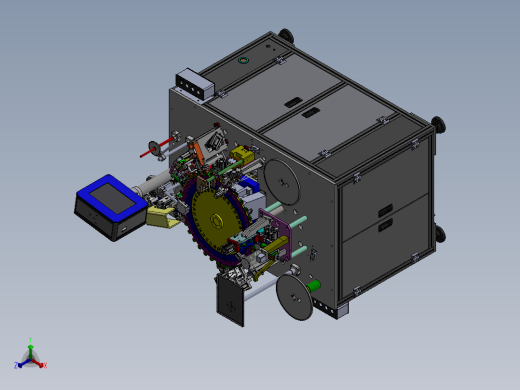 微型断路器保险丝组装设备（含DFM)sw17可编辑正等轴测缩略图