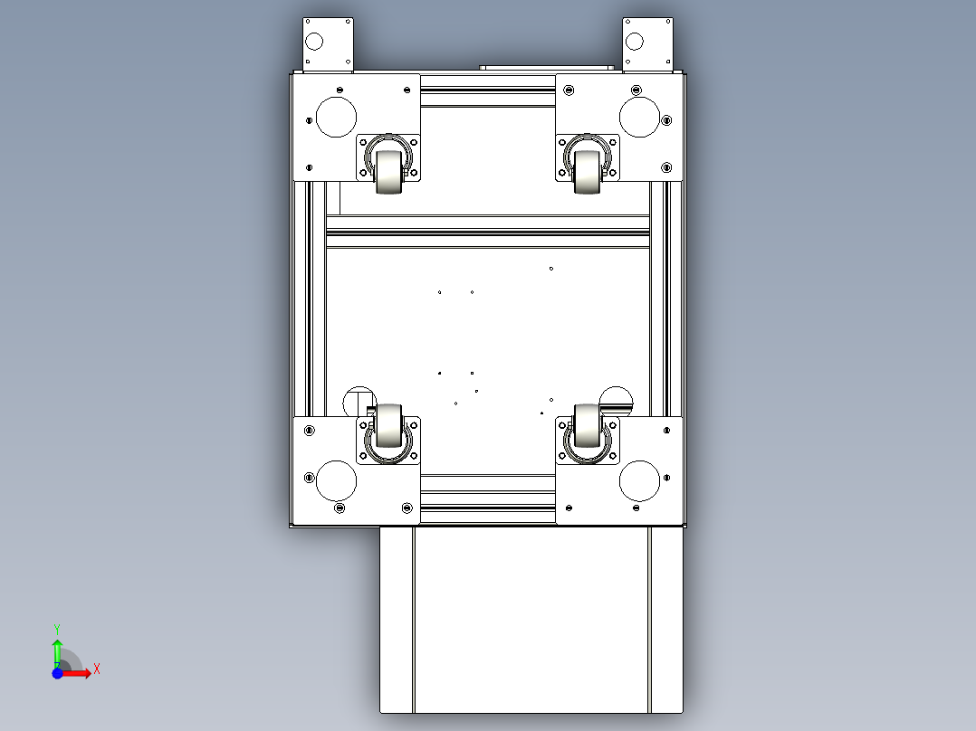 马达外壳锁螺丝机前视图