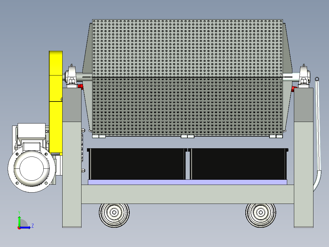 B2004832-旋转筛左视图