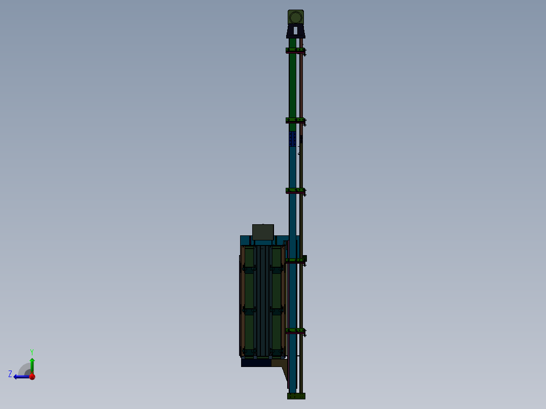 观光小型背包室内曳引牵引式电梯=1475946=300右视图