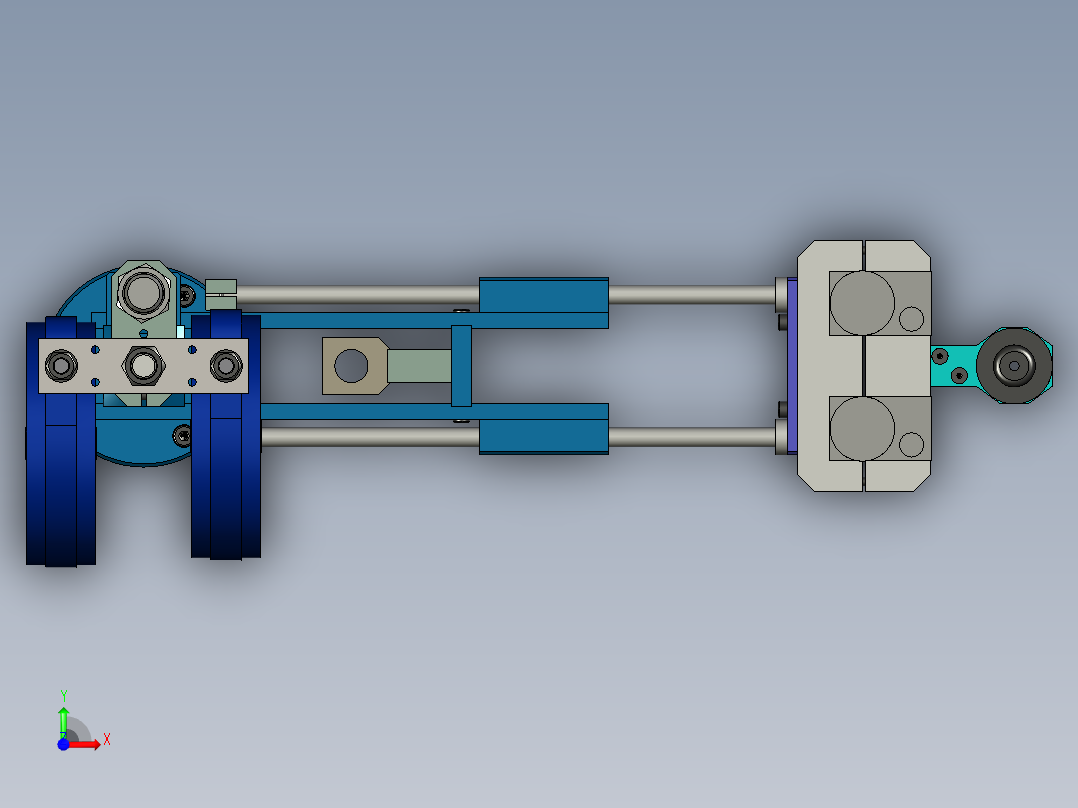 自制打螺丝支架前视图