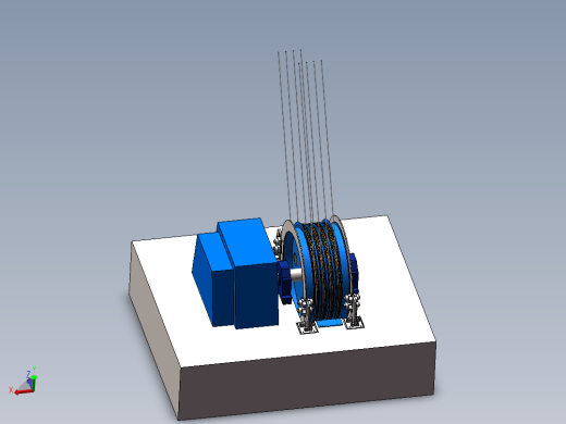 国外进口品牌各种规格多绳摩擦式提升机--JKMD-4.5×4III 提升机（国外品牌） 1221616--50