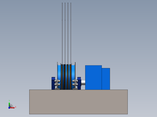 国外进口品牌各种规格多绳摩擦式提升机--JKMD-4.5×4III 提升机（国外品牌） 1221616--50前视缩略图