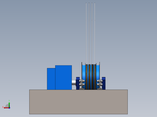 国外进口品牌各种规格多绳摩擦式提升机--JKMD-4.5×4III 提升机（国外品牌） 1221616--50后视缩略图