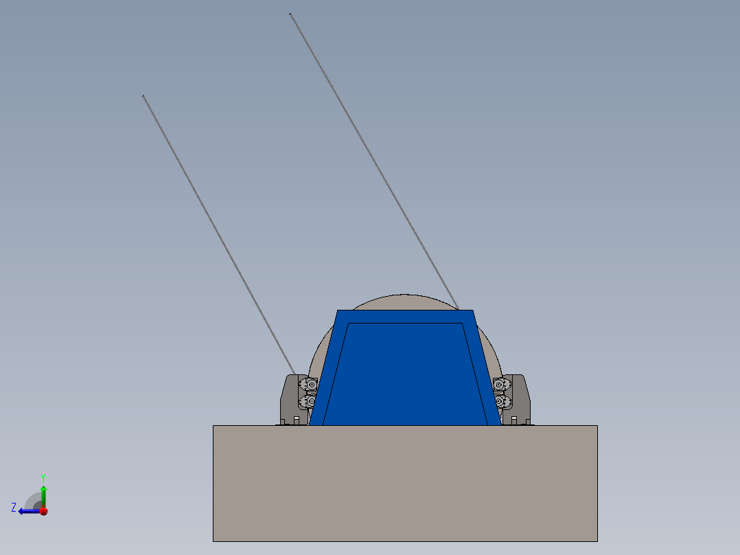 国外进口品牌各种规格多绳摩擦式提升机--JKMD-4.5×4III 提升机（国外品牌） 1221616--50右视图