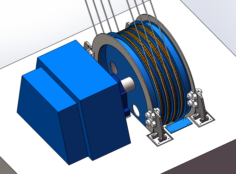 国外进口品牌各种规格多绳摩擦式提升机--JKMD-4.5×4III 提升机（国外品牌） 1221616--50