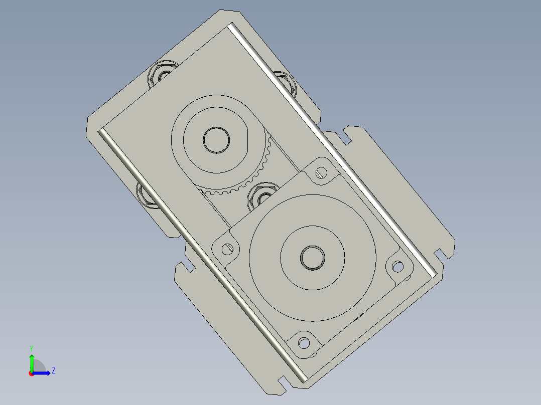A2004502-数控铣床左视图
