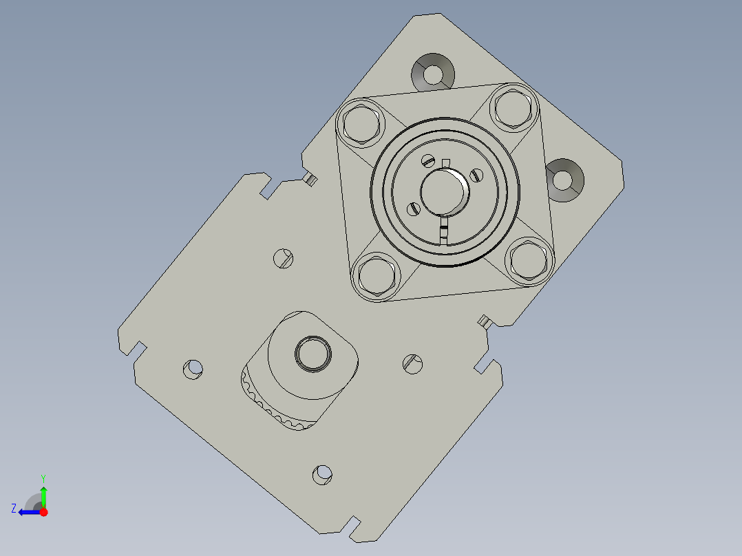 A2004502-数控铣床右视图