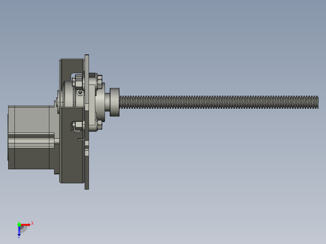 A2004502-数控铣床俯视图