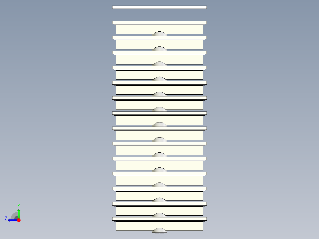 A3004635-灵活的楼梯 - 骨架建模右视图