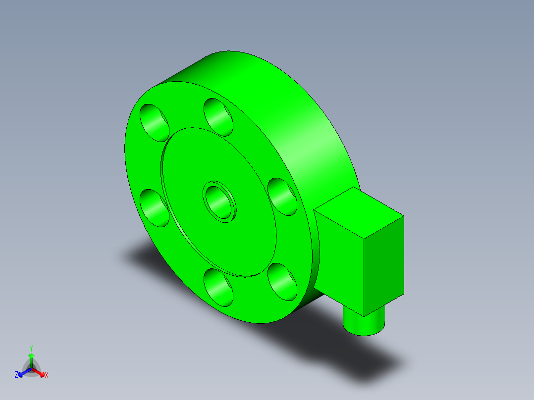 霍尼韦尔称重传感器 41e主视图