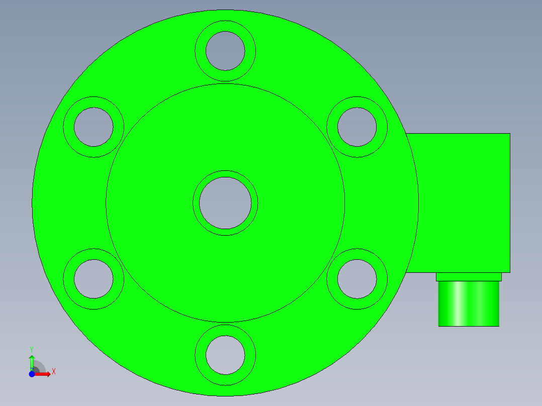 霍尼韦尔称重传感器 41e前视图