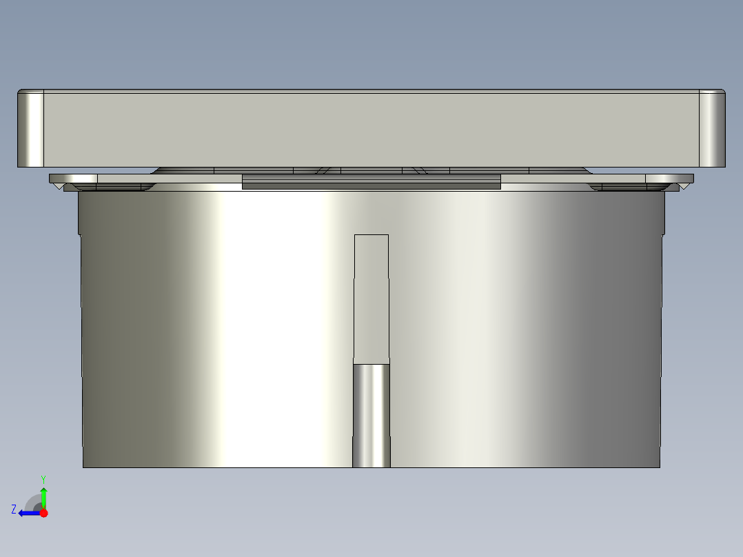 墙壁插座欧盟右视图