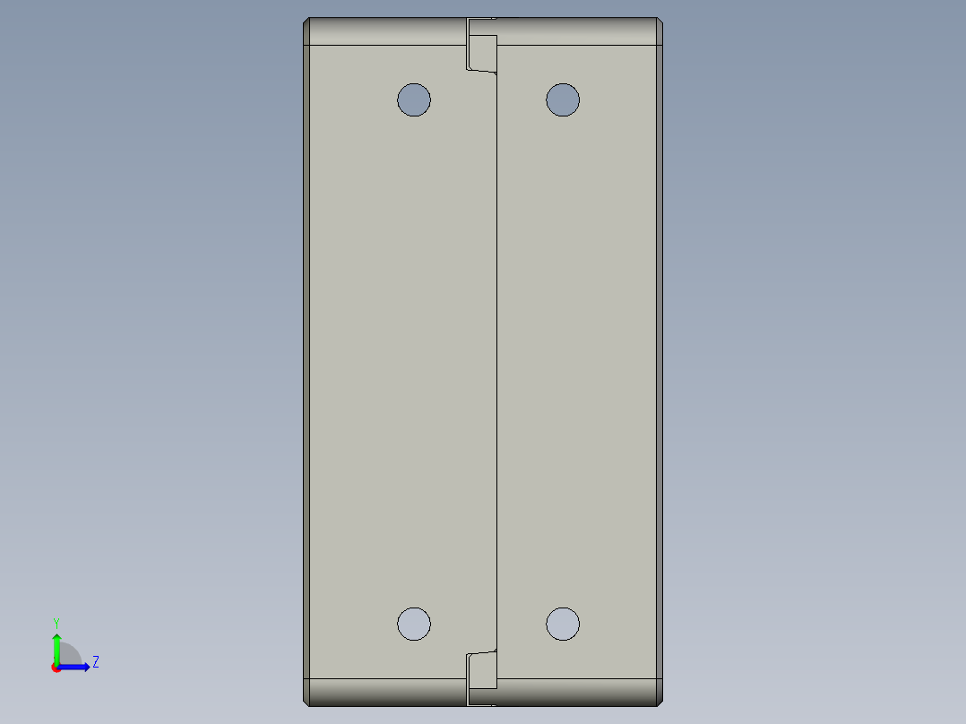 三相端子台全二注左视图