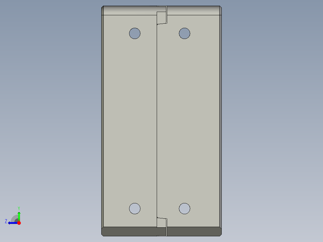 三相端子台全二注右视图