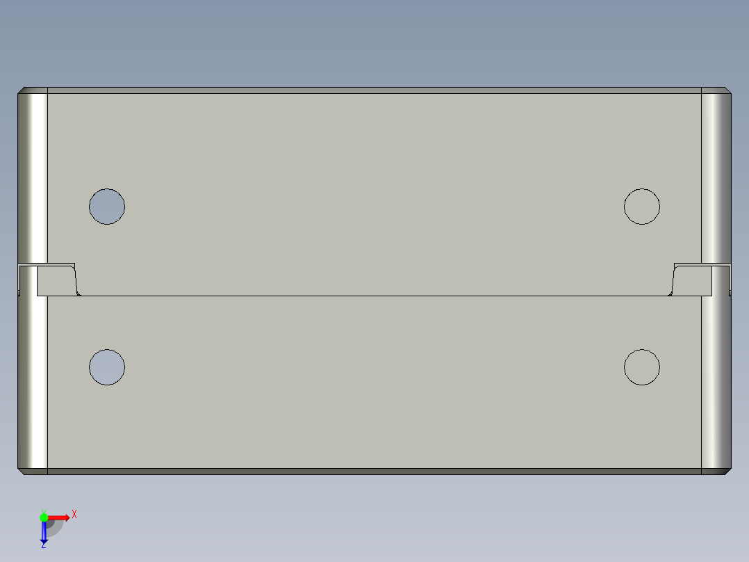 三相端子台全二注俯视图