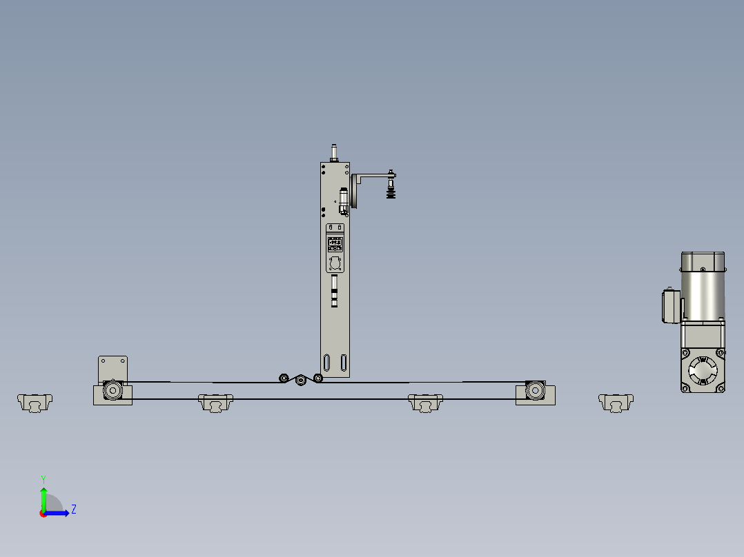 02-00倍速链流水线-1000TJ左视图