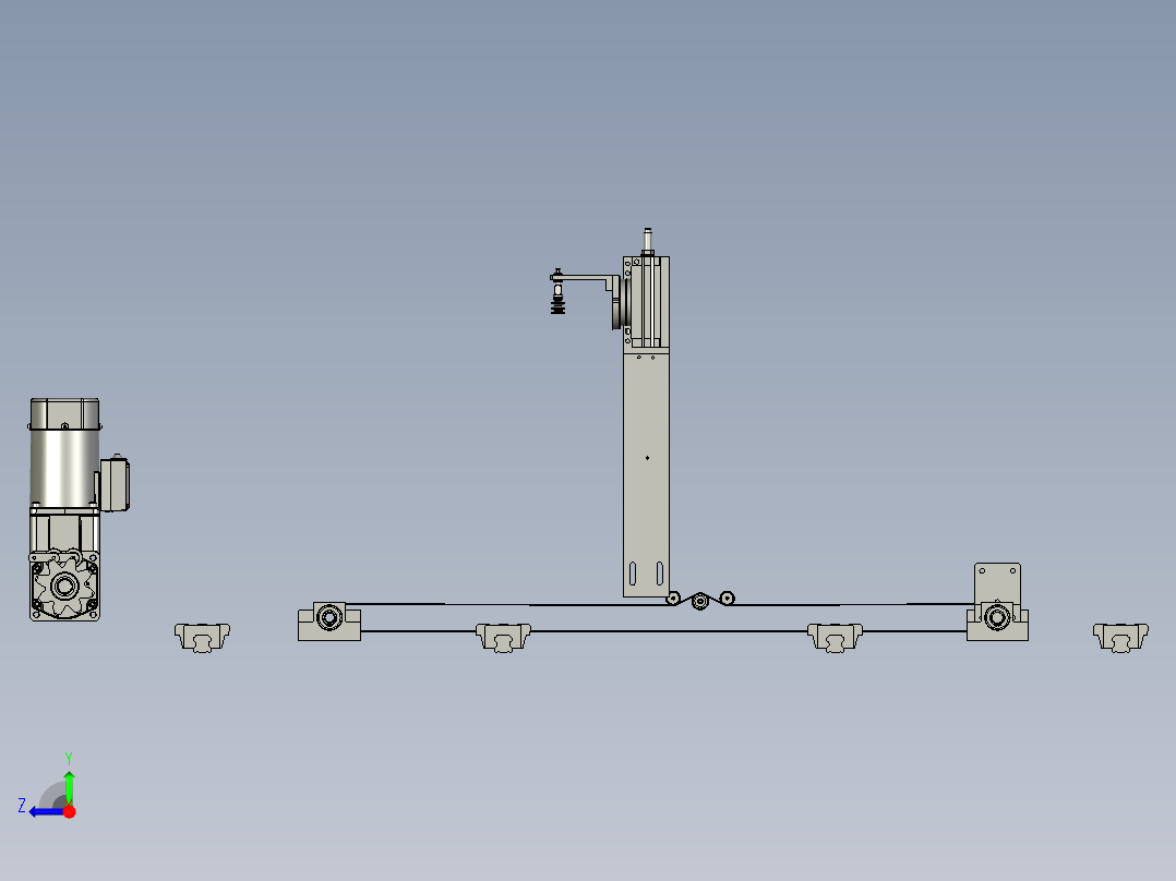 02-00倍速链流水线-1000TJ右视图
