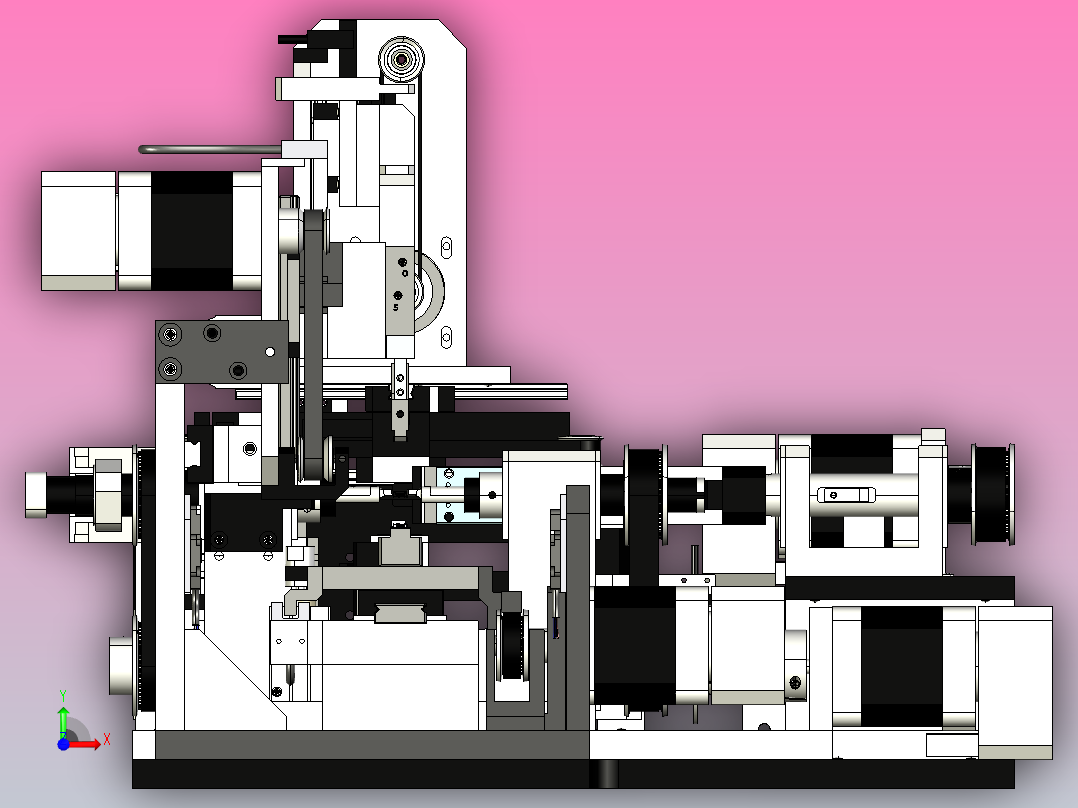 电器缠绕机前视图