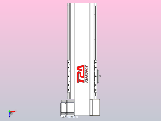 皮带直线轴半封闭可选导轨TPA-HNB-120D-110-L150-RP-Y-P40-N3俯视缩略图