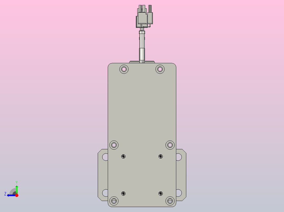轻载电动缸TPA-ESR50-1610C-L150-MR-FA-W-P75-C3右视图