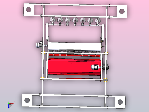 中耕施肥装置俯视缩略图