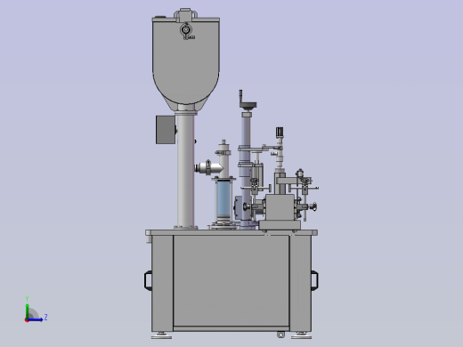 直列式灌装机结构设计左视缩略图
