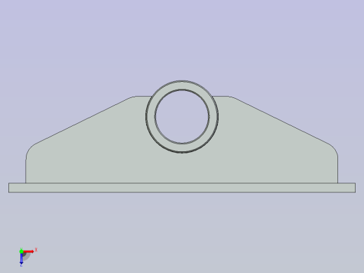 A0004505-重型自卸拖车支点组件后枢轴支架俯视缩略图