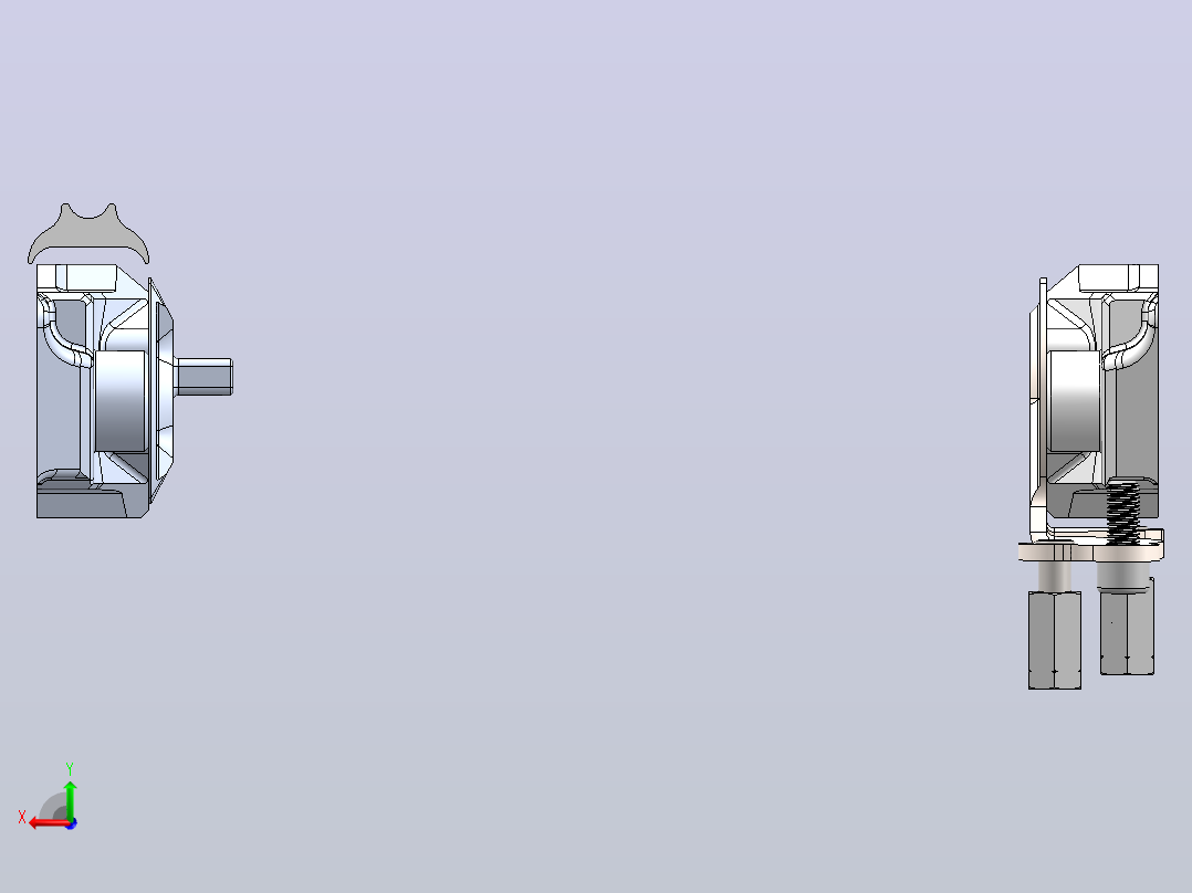 Stark Varg 112mm 摇臂加长件后视图