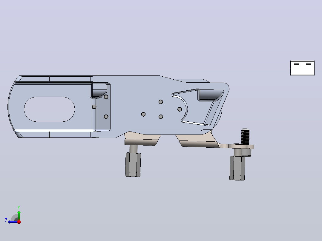 Stark Varg 112mm 摇臂加长件右视图