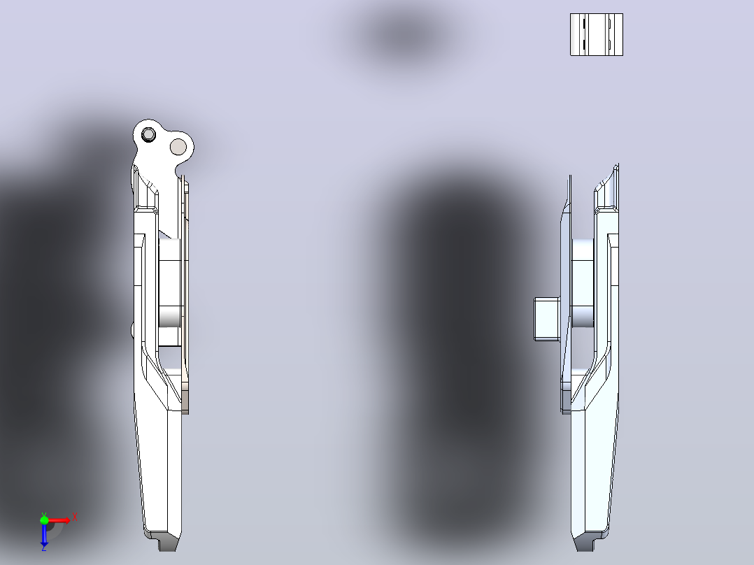 Stark Varg 112mm 摇臂加长件俯视图