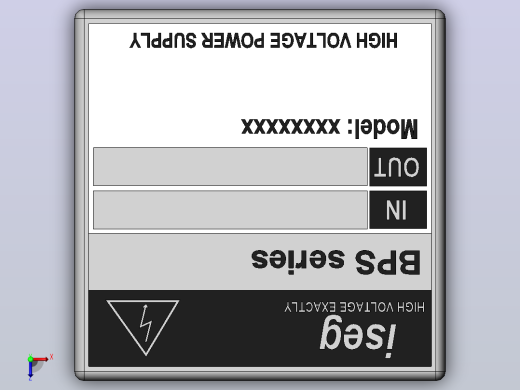 高压转换器模块ISEG BPS 1W 3W.SLDPRT俯视缩略图