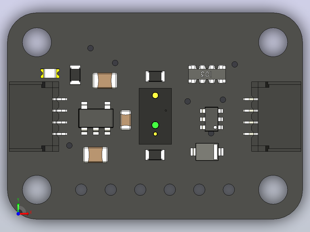 adafruit vl6180 tof传感器stemma qt 11前视图