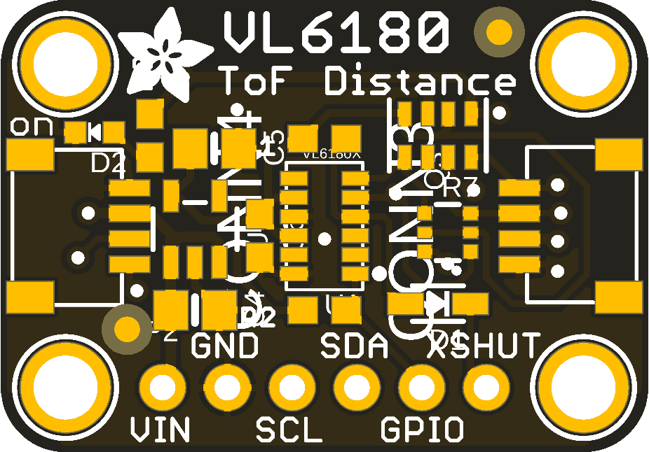 adafruit vl6180 tof传感器stemma qt 11