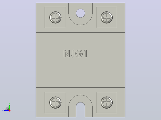 NJG1固态继电器三维模型202012右视缩略图