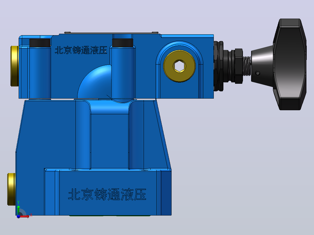 DR10-YM 先导减压阀前视图
