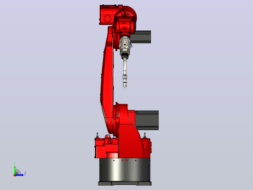 新松SR10C机器人3D模型左视缩略图
