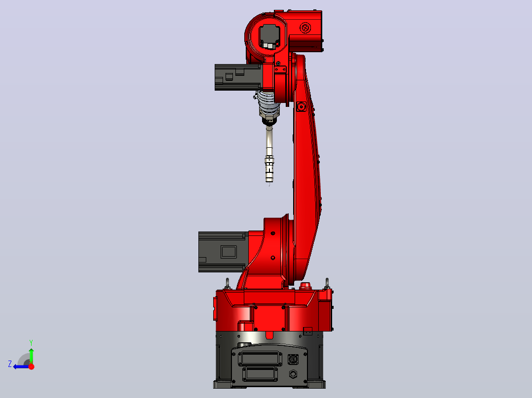新松SR10C机器人3D模型右视图