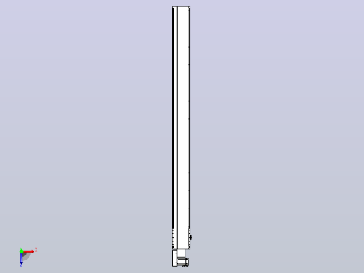 皮带直线轴半封闭可选导轨TPA-HNB-202D-140-L2350-ML-Y-P75-N3俯视缩略图