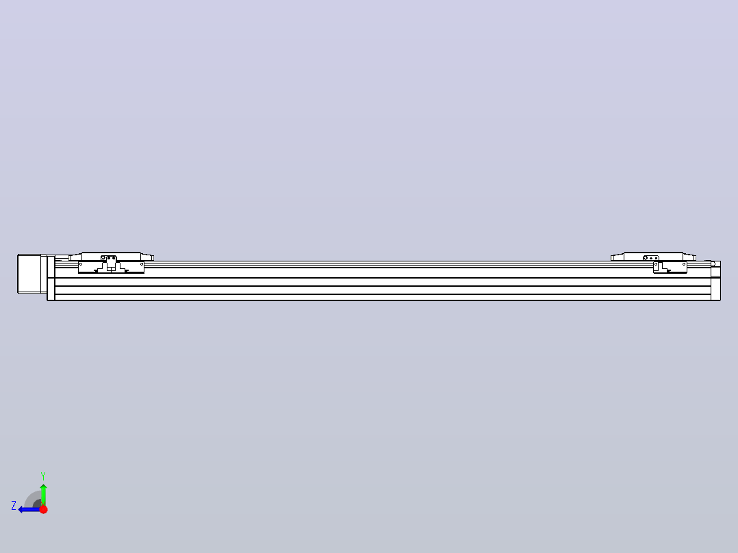 滚珠丝杠线性轴TPA-GCRS-80-1610C-L325-MR-M20-N3右视图