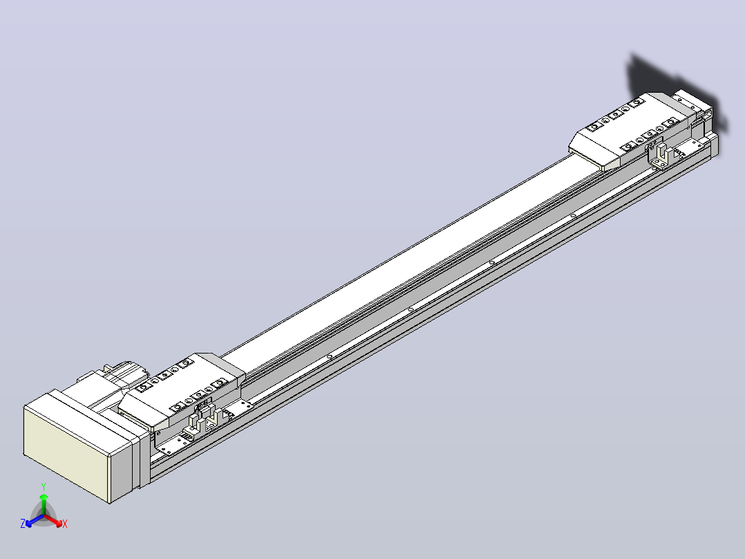 滚珠丝杠线性轴TPA-GCRS-50-1205C-L200-MR-M10-N3主视图