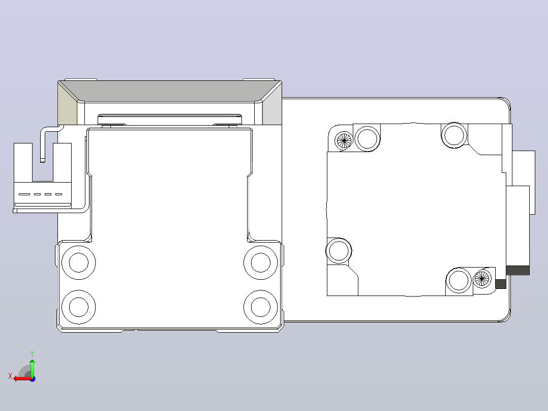 滚珠丝杠线性轴TPA-GCRS-50-1205C-L200-MR-M10-N3后视图