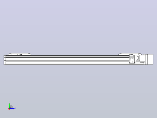 滚珠丝杠线性轴TPA-GCRS-50-1205C-L200-MR-M10-N3左视缩略图