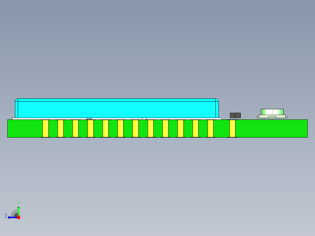 quectel-fc41d模块右视图