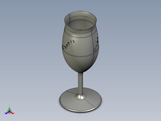 酒杯正等轴测缩略图