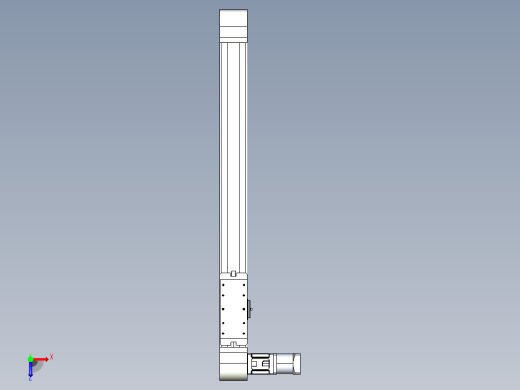 带式直线轴半闭式TPA-ONB-80-170-L650-DR-J60-N3俯视缩略图