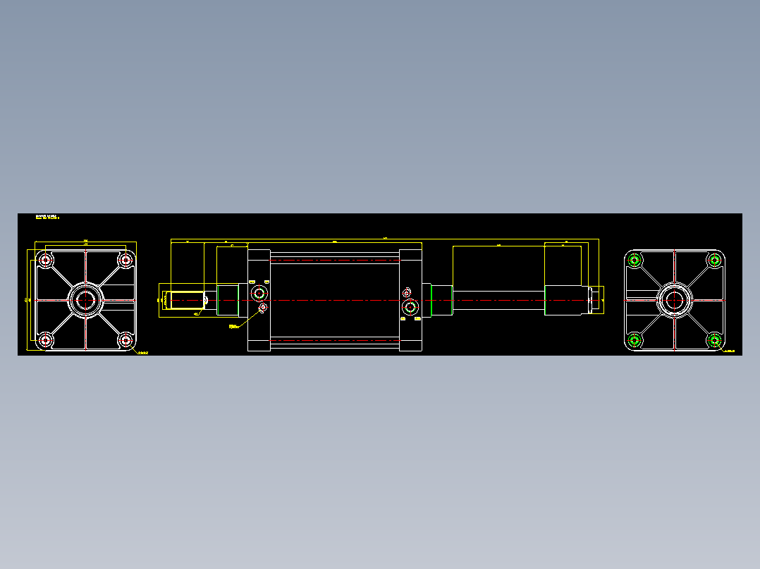 标准型气缸2D-DUL200x200
