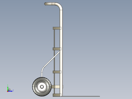 Solidworks 油车模型左视缩略图